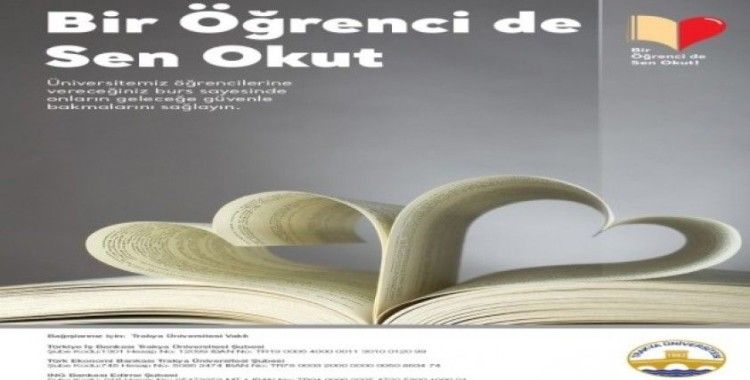Trakya Üniversitesinin "Bir öğrenci de sen okut" kampanyası kartopu gibi büyüyor