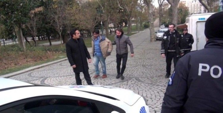 Taksim'de sözlü tacize gözaltı