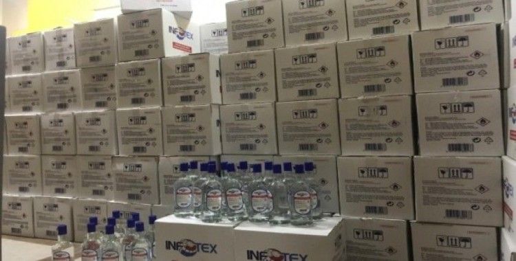 Uyarı bulunmayan bin 632 şişe alkole el konuldu