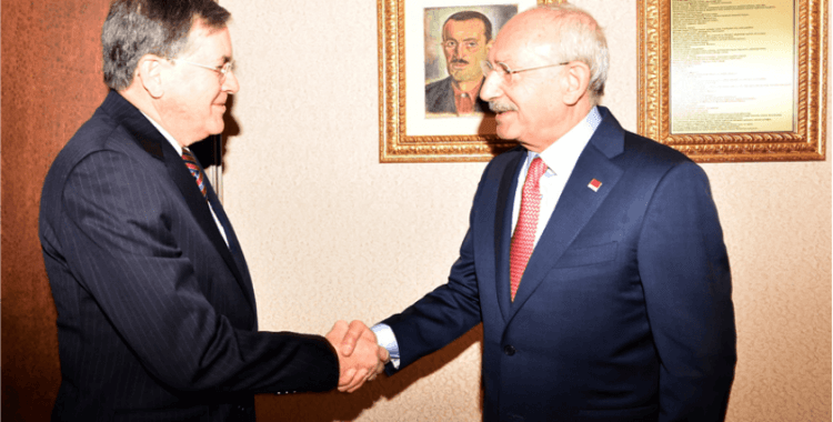 ABD Ankara Büyükelçisi Satterfiald, Kılıçdaroğlu'nu ziyaret etti
