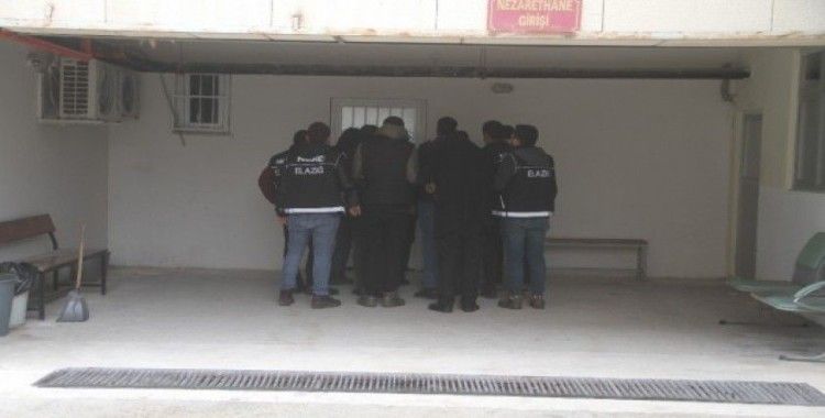 Elazığ’da uyuşturucu operasyonu: 7 gözaltı