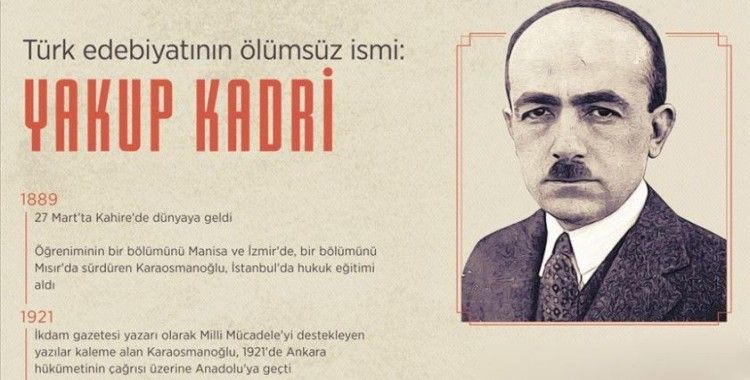 Türk edebiyatının ölümsüz ismi: Yakup Kadri