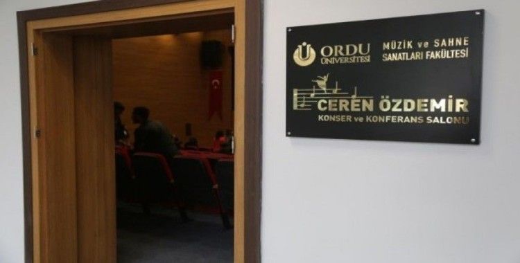 Ceren Özdemir’in adı Ordu Üniversitesinde yaşatılıyor