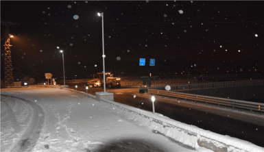 Ilgaz’da kar yağışı şiddetini artırıyor