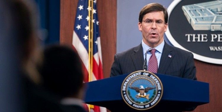ABD Savunma Bakanı Esper: 'ABD, İran’la başlayan her savaşı bitirmeye hazır'