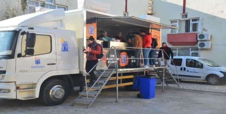 Didim Belediyesi öğrencilere çorba ikramına devam ediyor