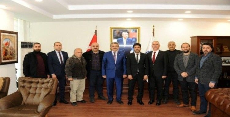 MHP İl Başkanı Alıcık, Rektör Aldemir’i ziyaret etti