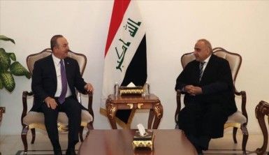 Bakan Çavuşoğlu, Irak Başbakanı Abdülmehdi ile görüştü