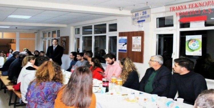 Trakya Üniversitesi Teknopark ailesi bir araya geldi