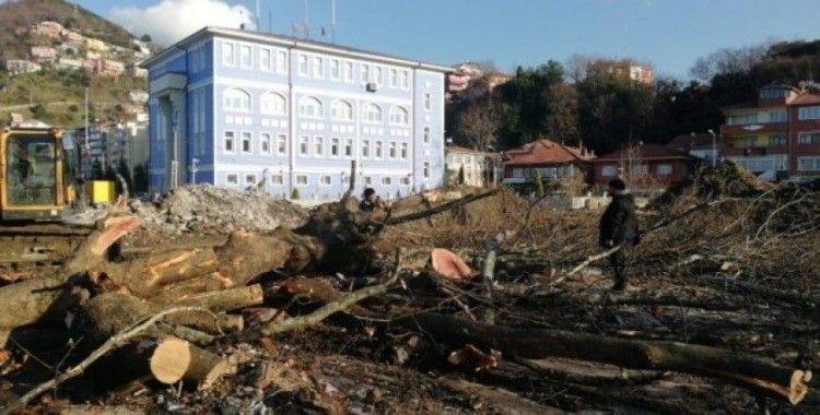 Zonguldak’ta kazıda bulunan top mermileri imha edildi