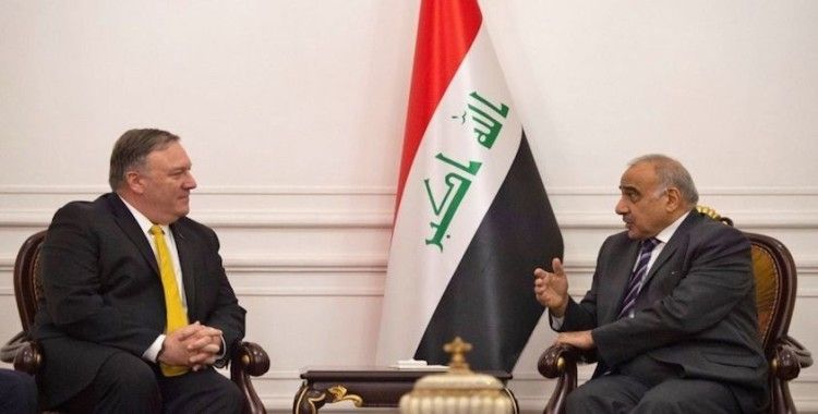 Irak Başbakanı Abdulmehdi, ABD Dışişleri Bakanı Pompeo ile görüştü