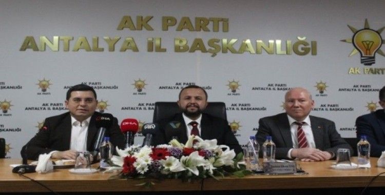 AK Parti İl Başkanı Taş’tan, Muratpaşa Belediyesi’nin arazi satışı açıklaması