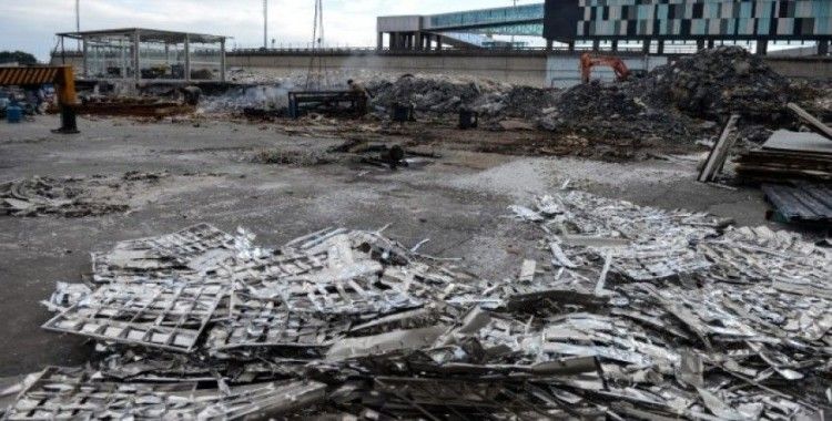 Atatürk Havalimanı kargo bölümünde yıkım tamamlandı