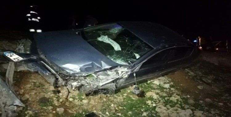 Kızıltepe’de 2 otomobil çarpıştı: 4 yaralı