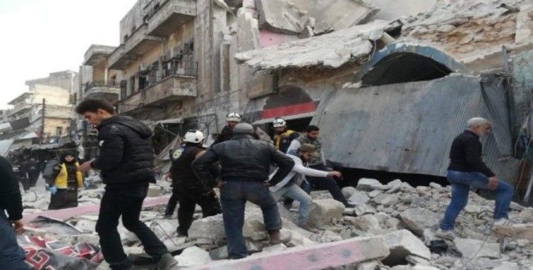 Esad rejimi İdlib’te pazar yerine saldırdı: 8 yaralı