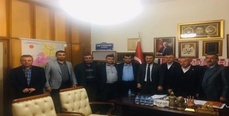 Nevşehir Ziraat Odası Başkanları, Açıkgöz’ü ziyaret etti