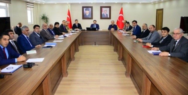 Vali Mustafa Masatlı başkanlığında Uyuşturucu ve Bağımlılıkla Mücadele Değerlendirme toplantısı yapıldı