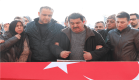 Şehit Sait Miyanyedi memleketi Zonguldak'ta son yolculuğuna uğurlandı
