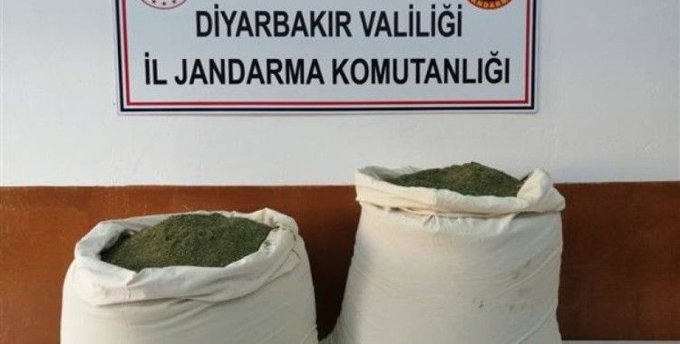 Diyarbakır Lice'de 62 kg esrar ele geçirildi