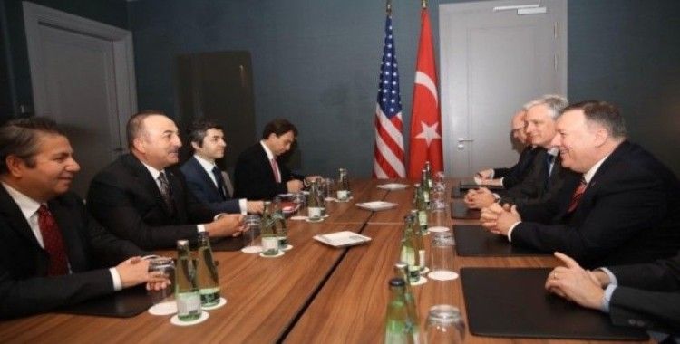 Bakan Çavuşoğlu, ABD’li mevkidaşı Pompeo ile görüştü