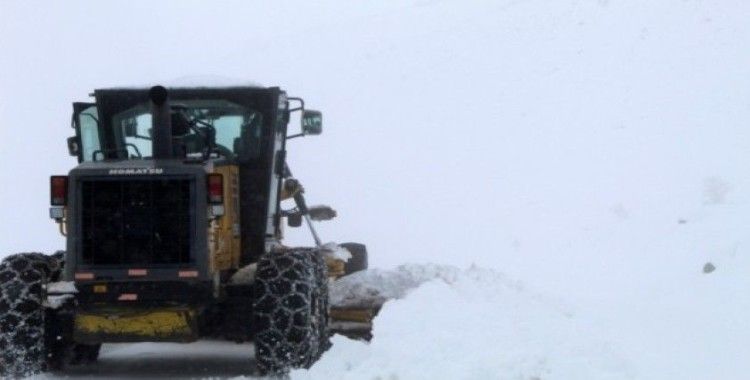 Bingöl’de  kar 100 köy yolunu ulaşıma kapattı