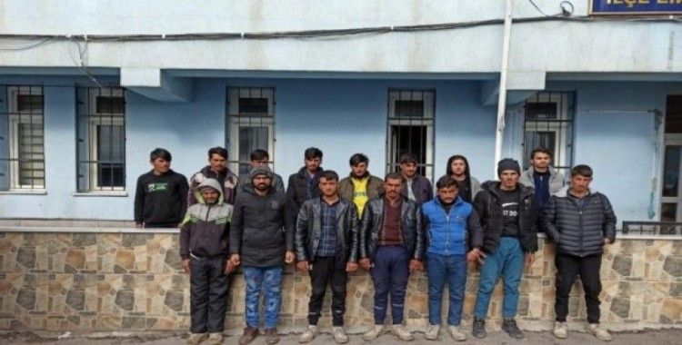 Niğde'de 15 düzensiz göçmen yakalandı