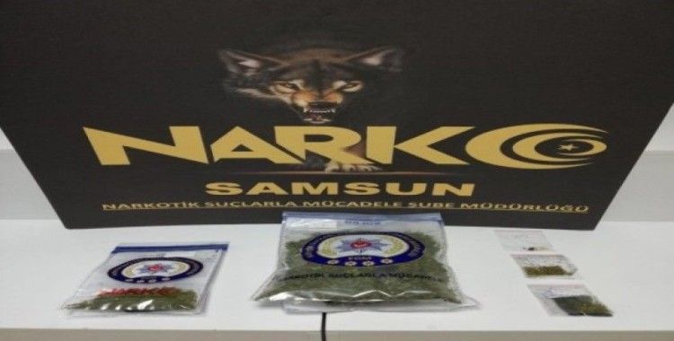Samsun’da uyuşturucu operasyonu: 2 gözaltı
