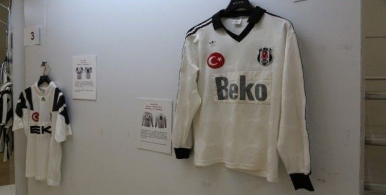 Beşiktaş'lı futbolcuların 1903'ten bu yana giydiği formalar bu sergide görücüye çıktı