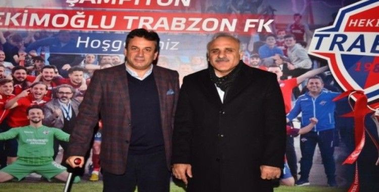 Başkan Zorluoğlu’ndan Hekimoğlu Trabzon FK Kulüp Başkanı Celil Hekimoğlu’na ziyaret