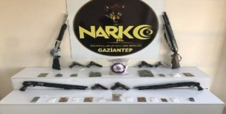 Gaziantep’te dev uyuşturucu operasyonunda 31 gözaltı