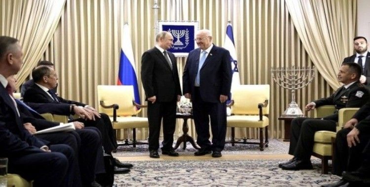 Putin, İsrail'de Başbakan Netanyahu ve Cumhurbaşkanı Rivlin ile görüştü