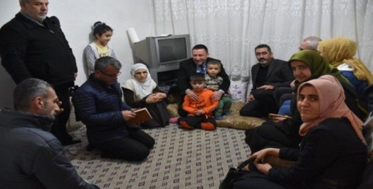 Başkan Beyoğlu mağdur aileye sahip çıktı