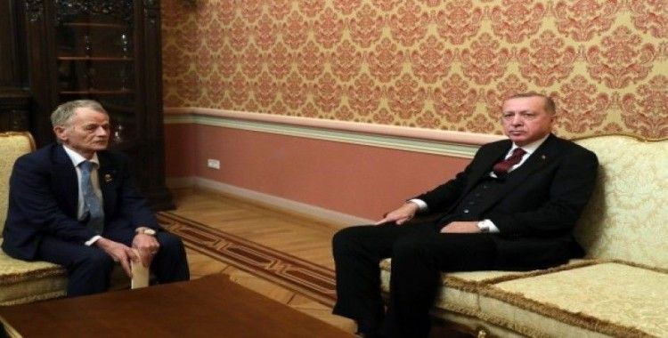 Cumhurbaşkanı Erdoğan, Kırım Tatarlarının lideri Kırımoğlu’nu kabul etti