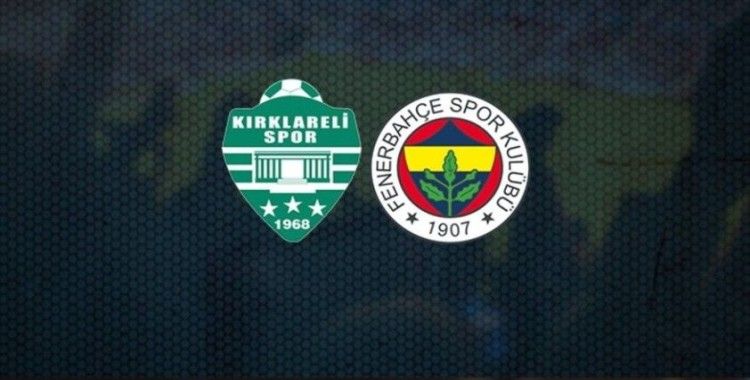 GMG Kırklarelispor- Fenerbahçe maçı sonucu: 0-3