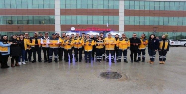 Diyarbakır’da 3 adet acil yardım ambulansı hizmete girdi