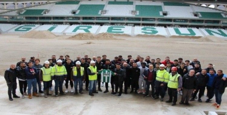 Giresunspor yeni stadında