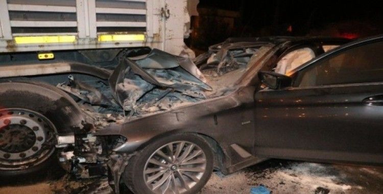 İzmir çevre yolunda feci kaza: 1 ölü