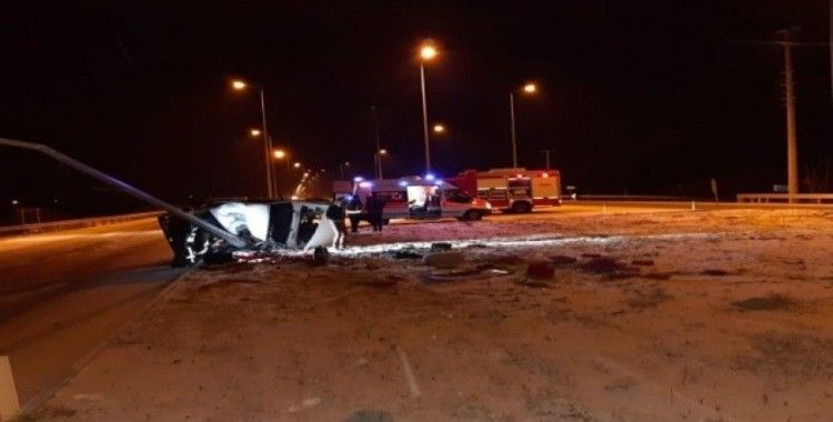 Denizli’de trafik kazası: 3 yaralı