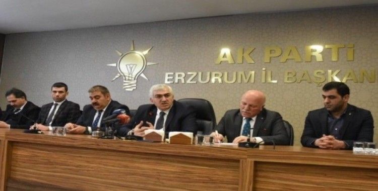 Ak Parti Erzurum’da teşkilat için seçim startı verdi
