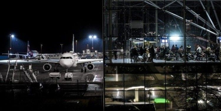 Almanya'da Sabine kasırgası nedeniyle birçok uçuş iptal edildi