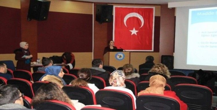 Kırşehir’de, sağlık personeline "Madde bağımlılığı ve çocuğa yönelik istismar" eğitimi verildi