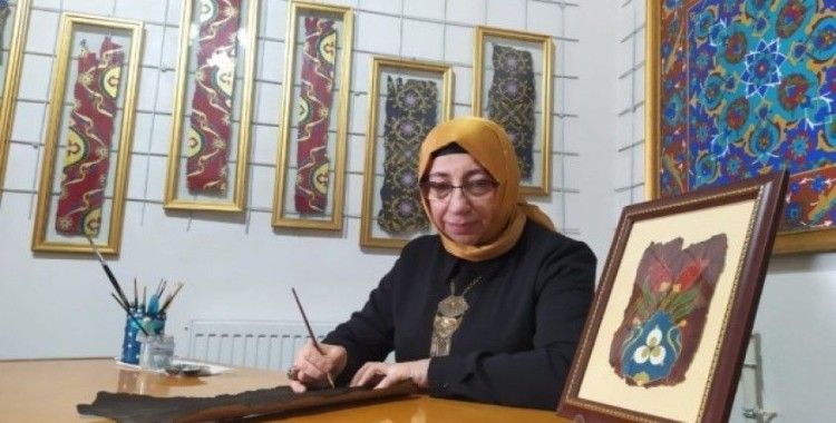 (Özel) Türkiye’nin tek kadın ’Kalemkârı’ Kütahya’da