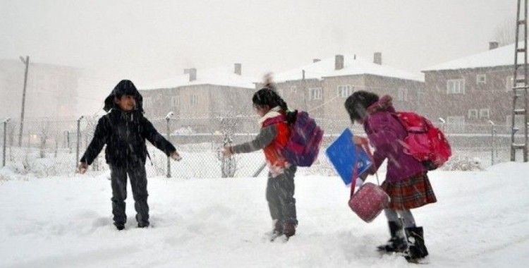 Erzincan genelinde kar tatili