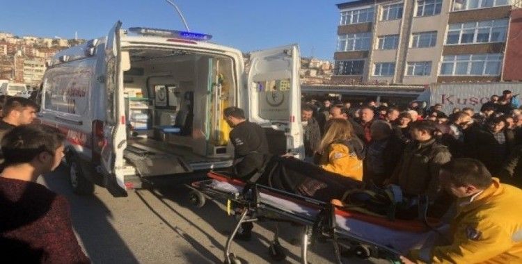 Minibüsün çarptığı kadın yaralandı
