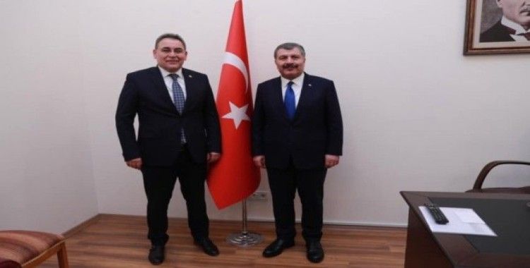 AK Parti Nevşehir milletvekili Menekşe, Sağlık Bakanı Koca'yı ziyaret etti