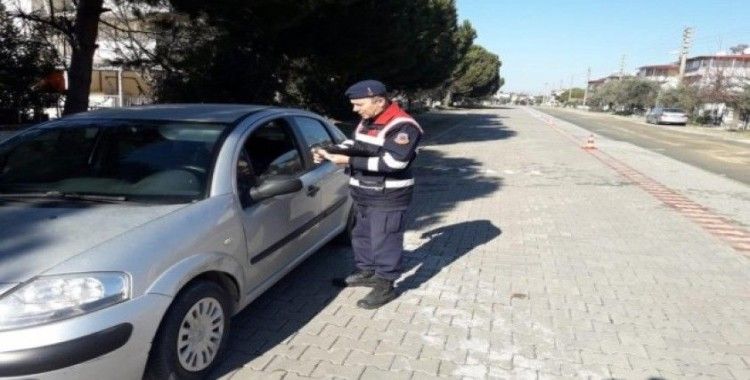 Jandarmadan İzmir genelinde trafik uygulaması