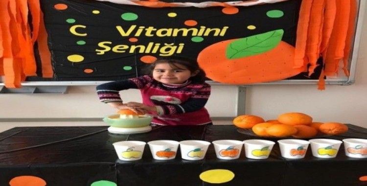 Öğrencilerden C vitamini etkinliği