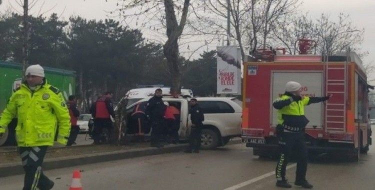 Elazığ’da trafik kazası:3 yaralı
