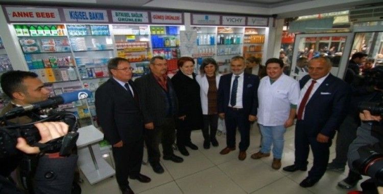 İYİ Parti Genel Başkanı Akşener Uzunköprü’yü ziyaret etti