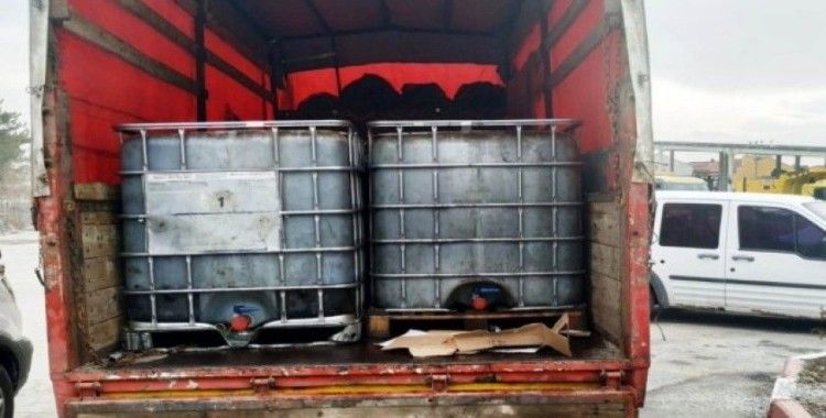 Kütahya’da 6 bin litre kaçak akaryakıt ele geçirildi